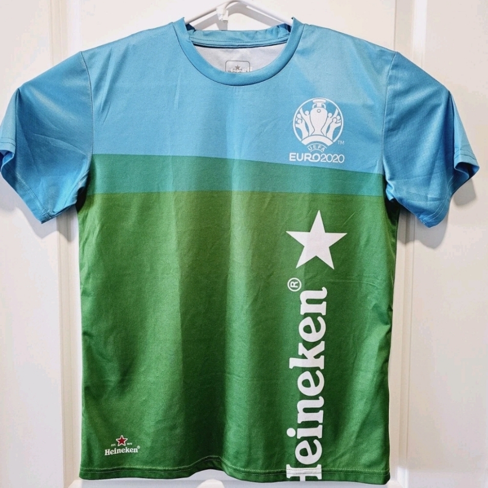 Heineken UEFA 2020 Mens Size Large T-Shirt Colorblock